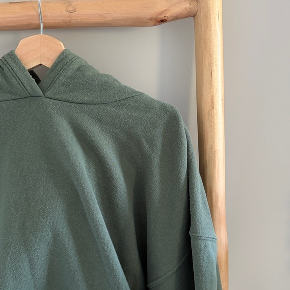 Nuuds Vintage Fleece Hoodie Sz Medium Agave Green - Picture 4 of 8